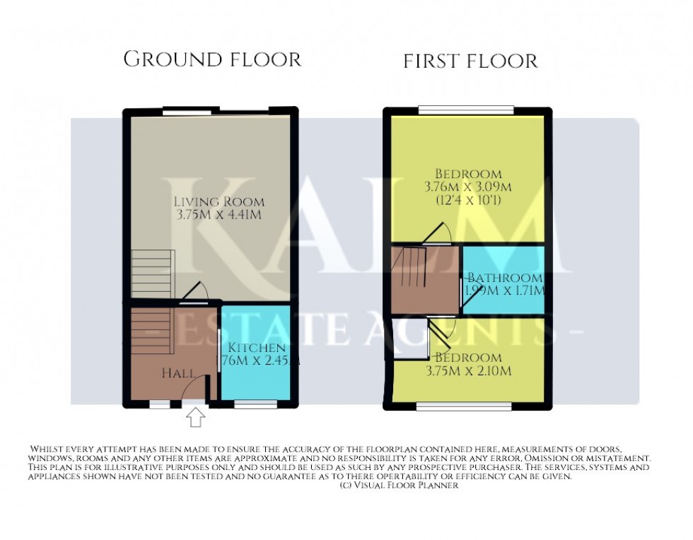 Floorplan for Colwyn Close, Stevenage, Hertfordshire