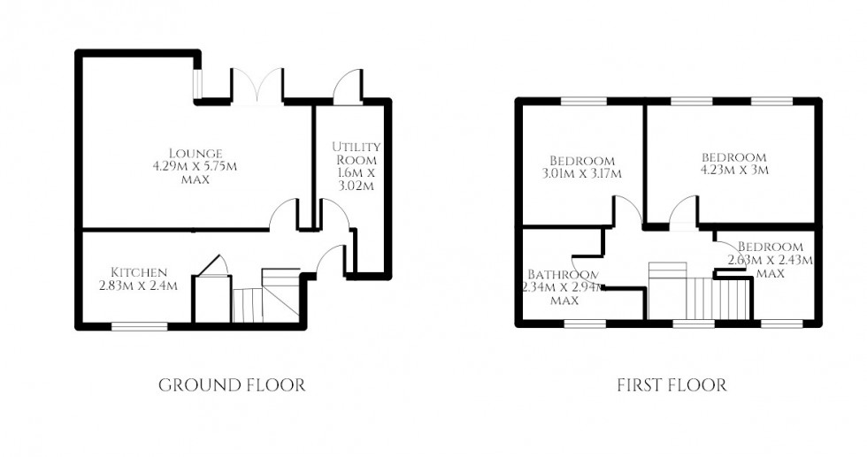 Floorplan for Broad Oak Way, Stevenage, Hertfordshire