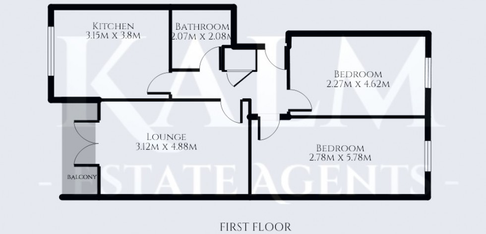 Floorplan for Hepworth Court, Stevenage, Hertfordshire