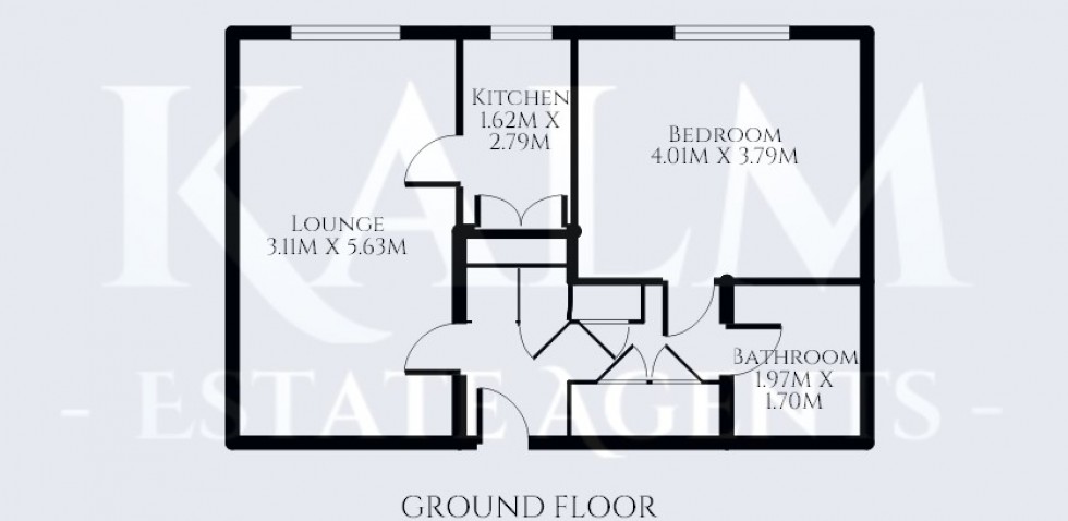 Floorplan for Lonsdale Court, Stevenage, Hertfordshire