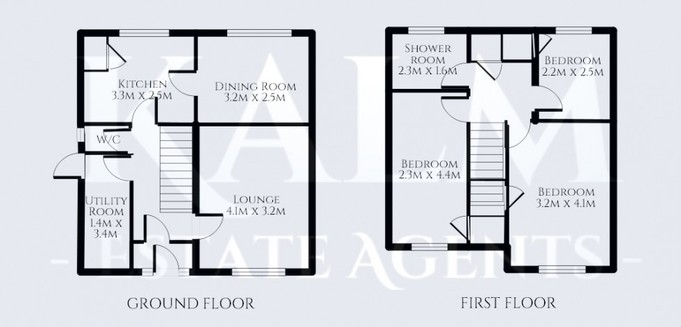 Floorplan for Nodes Drive, Stevenage, Hertfordshire