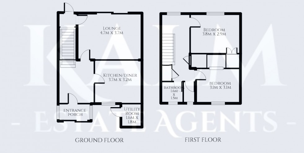 Floorplan for Abbots Grove, Stevenage, Hertfordshire