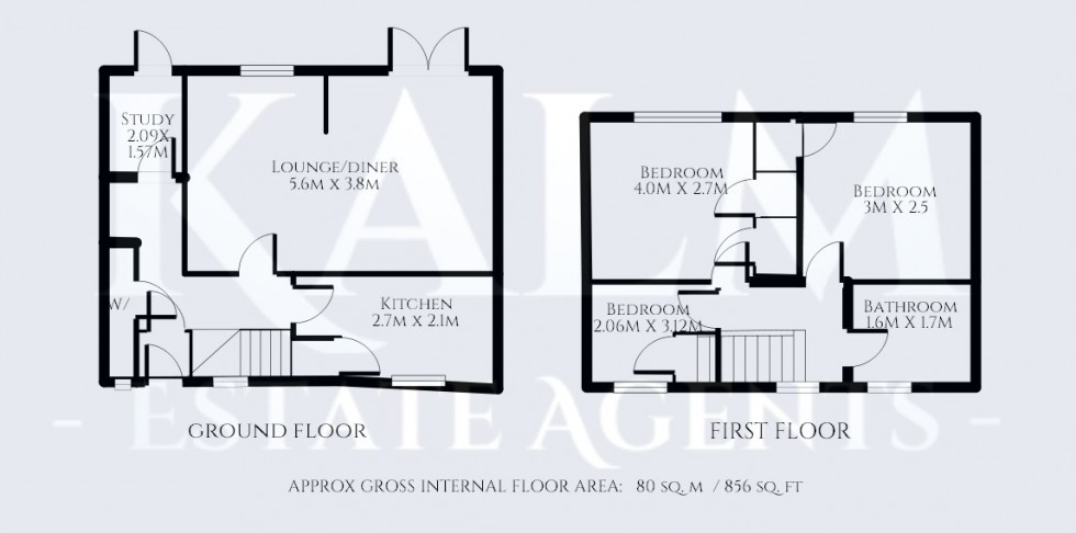 Floorplan for Elbow Lane, Stevenage, Hertfordshire