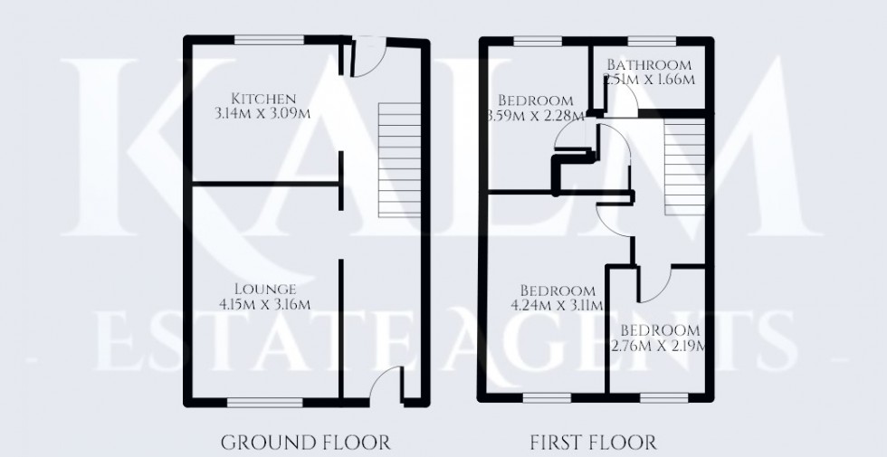 Floorplan for Woolmer Green, Knebworth, Hertfordshire