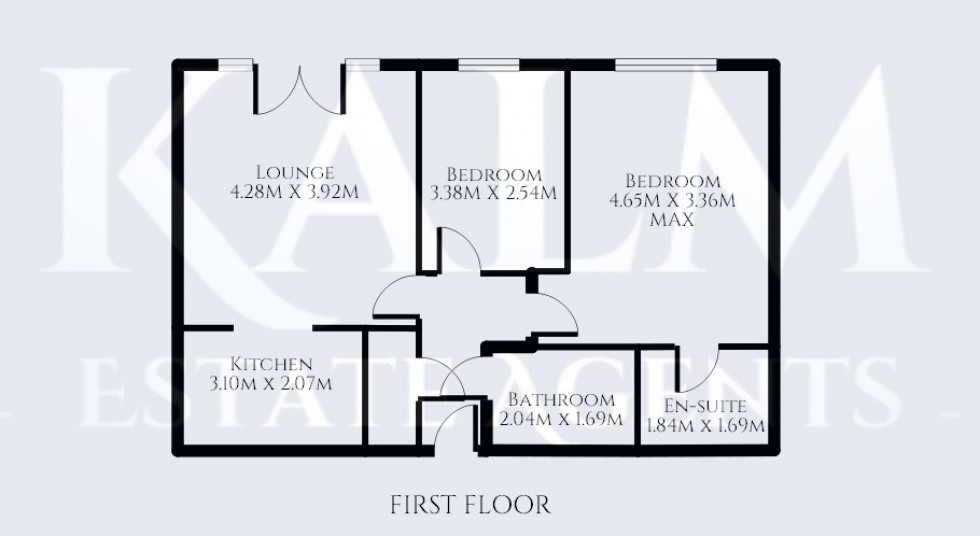 Floorplan for Aylward Drive, Stevenage, Hertfordshire