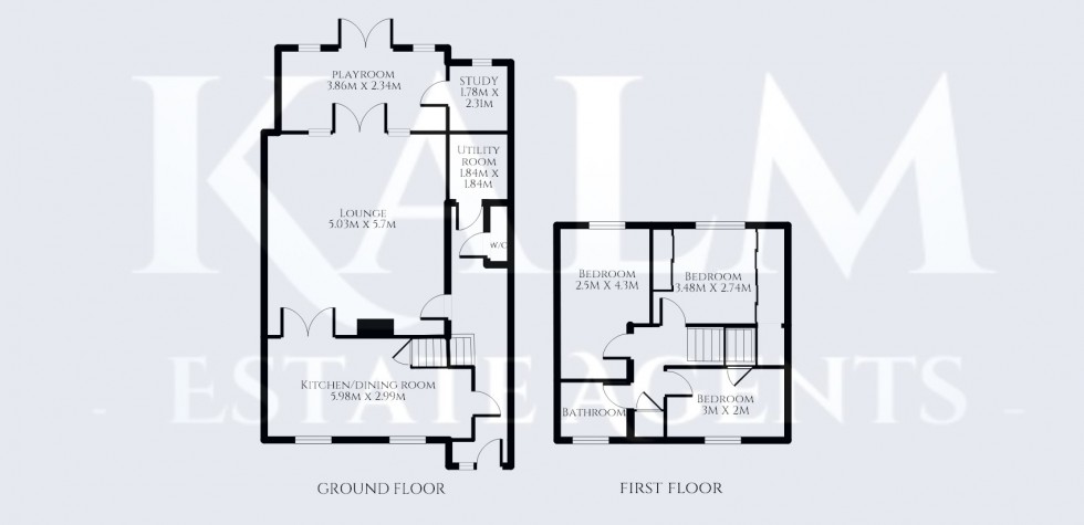 Floorplan for Webb Rise, Stevenage, Hertfordshire