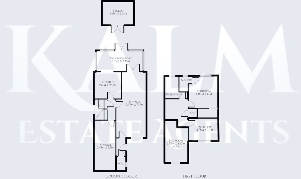 Floorplan for Barham Road, Stevenage, Hertfordshire