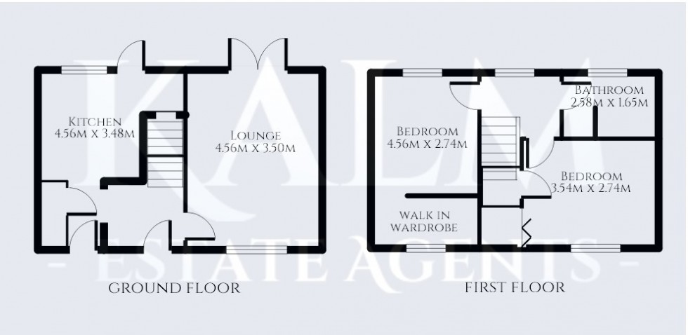 Floorplan for Elbow Lane, Stevenage, Hertfordshire