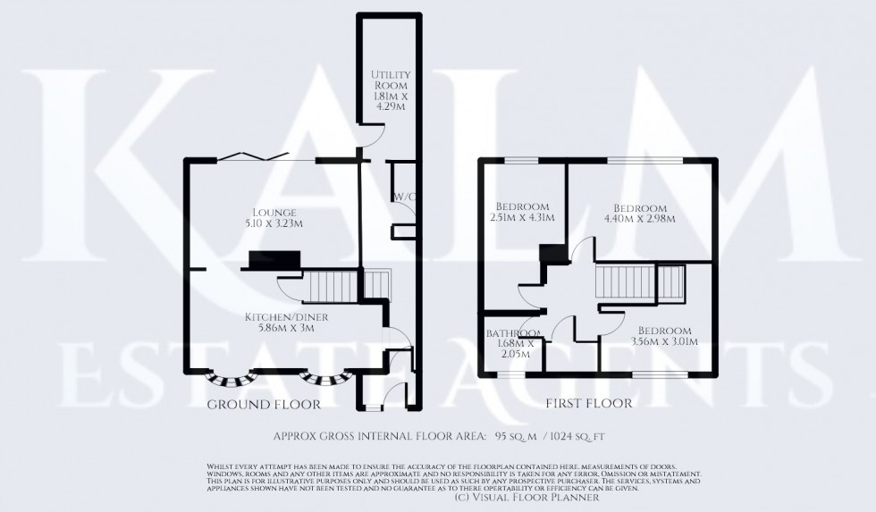 Floorplan for Lonsdale Road, Stevenage, Hertfordshire