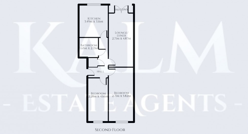 Floorplan for Hepworth Court, Stevenage, Hertfordshire