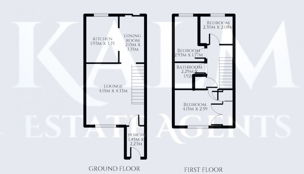 Floorplan for Peters Way, Knebworth, Hertfordshire