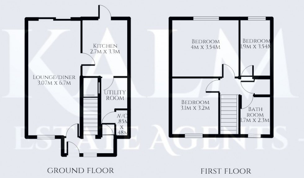 Floorplan for Made Feld, Stevenage, Hertfordshire