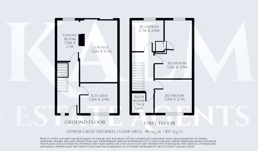 Floorplan for Cholwell Road, Stevenage, Hertfordshire