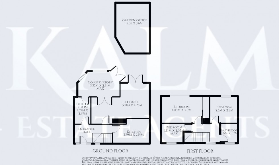 Floorplan for Wychdell, Stevenage, Hertfordshire