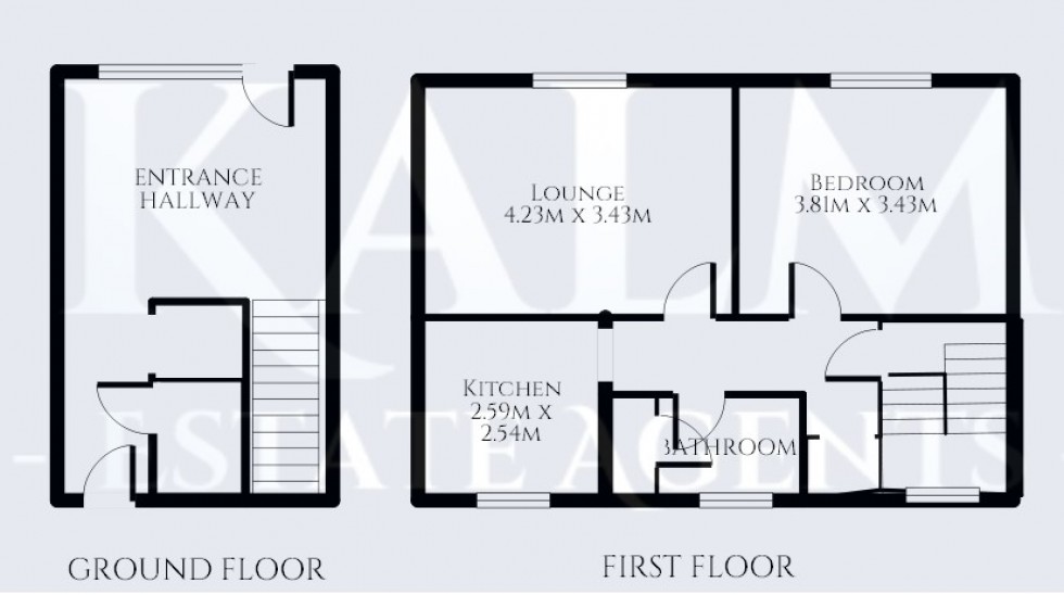 Floorplan for York Road, Stevenage, Hertfordshire