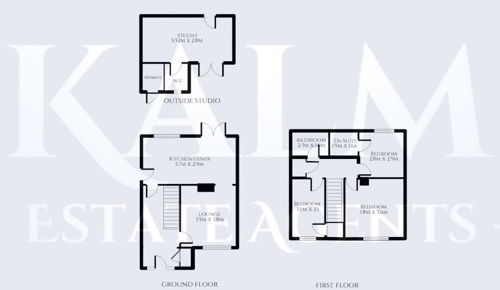 Floorplan for Scott Road, Stevenage, Hertfordshire