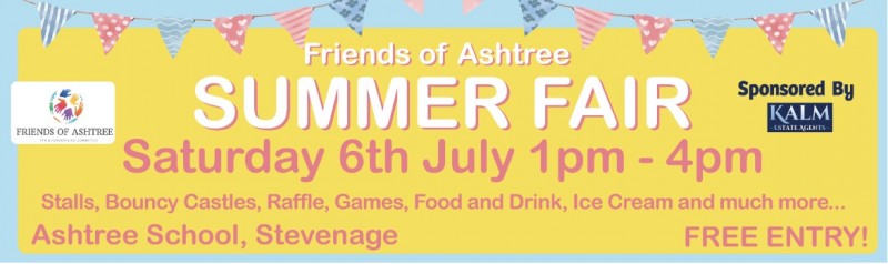 KALM ESTATE AGENTS SPONSORING ASHTREE SCHOOL SUMMER FAIR 2024